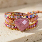 Rhodochrosite Love Bracelet