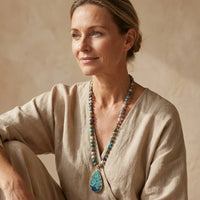 Flowing Ocean Jasper Necklace