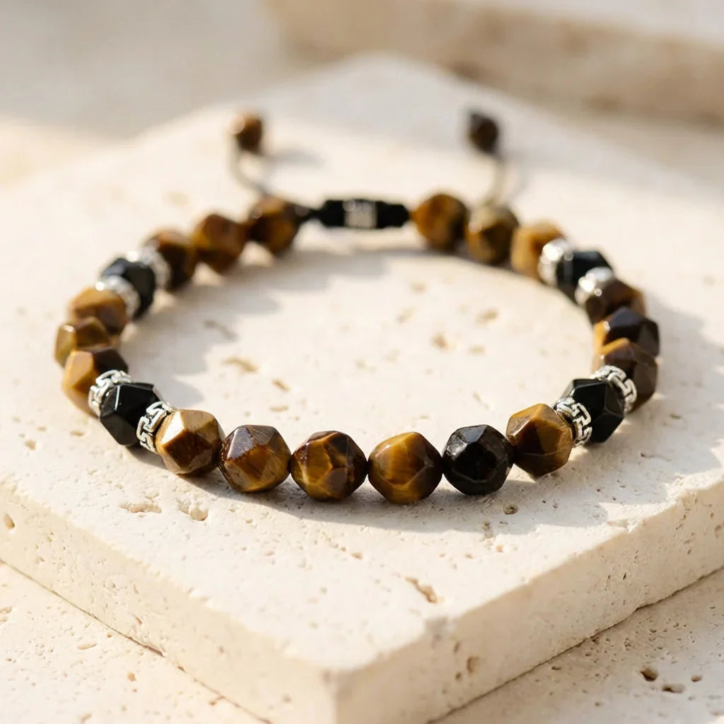 Tiger's Eye Onyx Power Bracelet