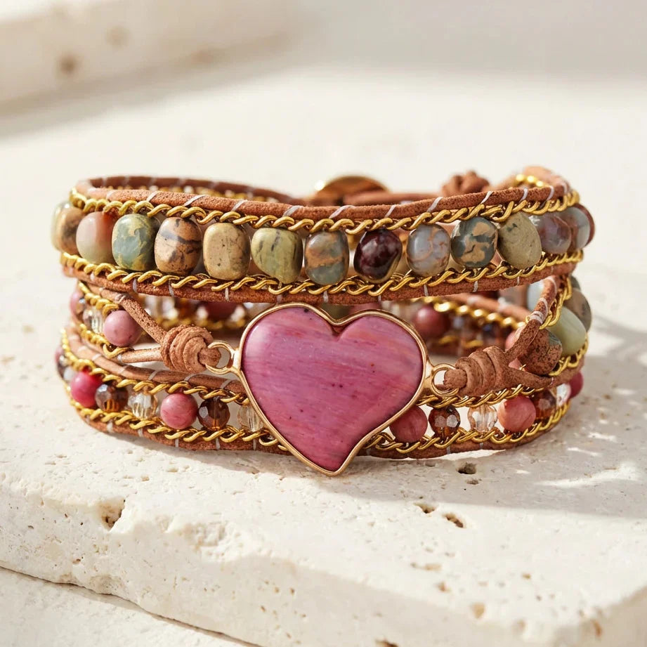 Healing Heart of Rhodochrosite