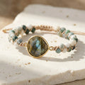 Labradorite + Green Onyx