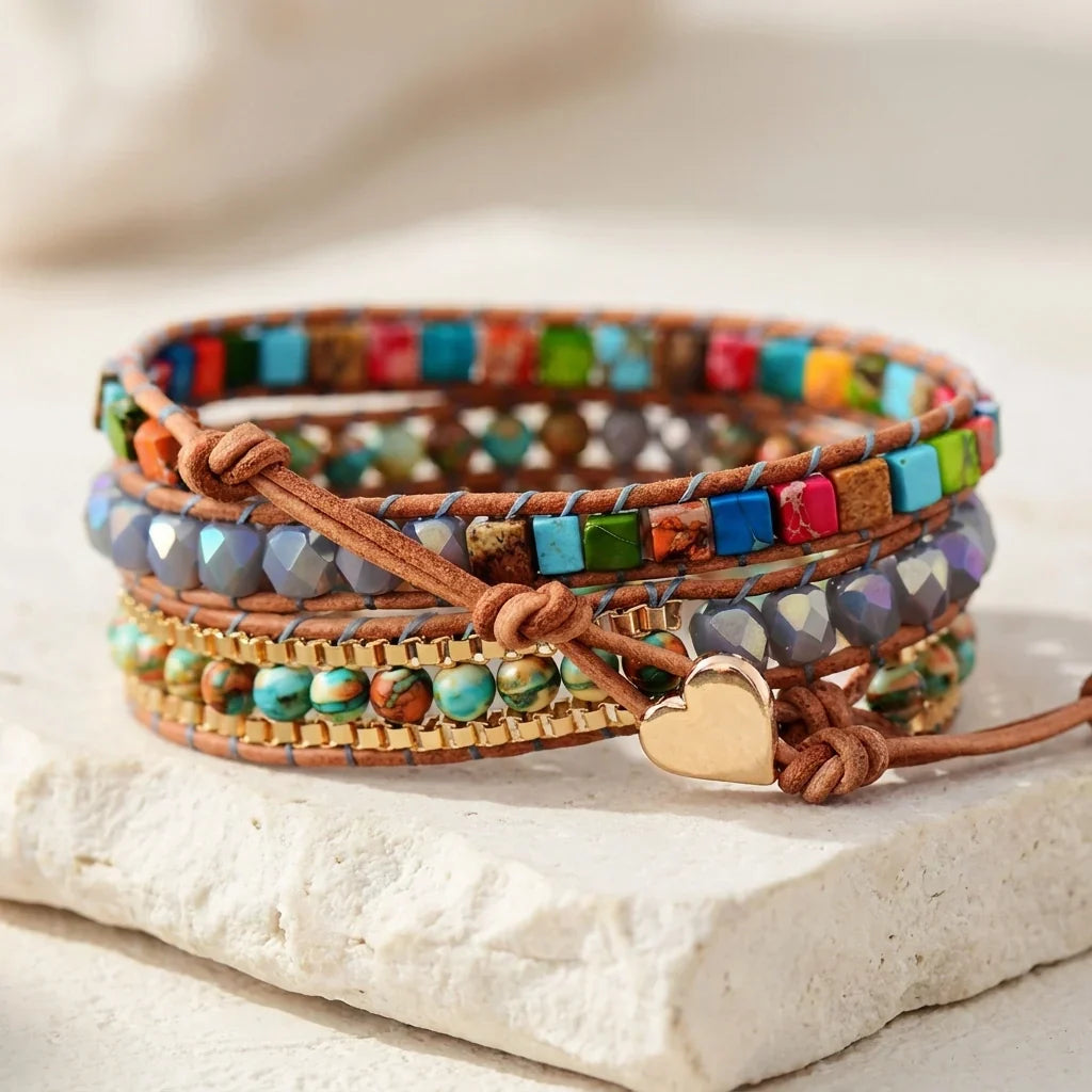 Healing Chakra Heart Bracelet