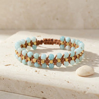 Woven Amazonite Bracelet