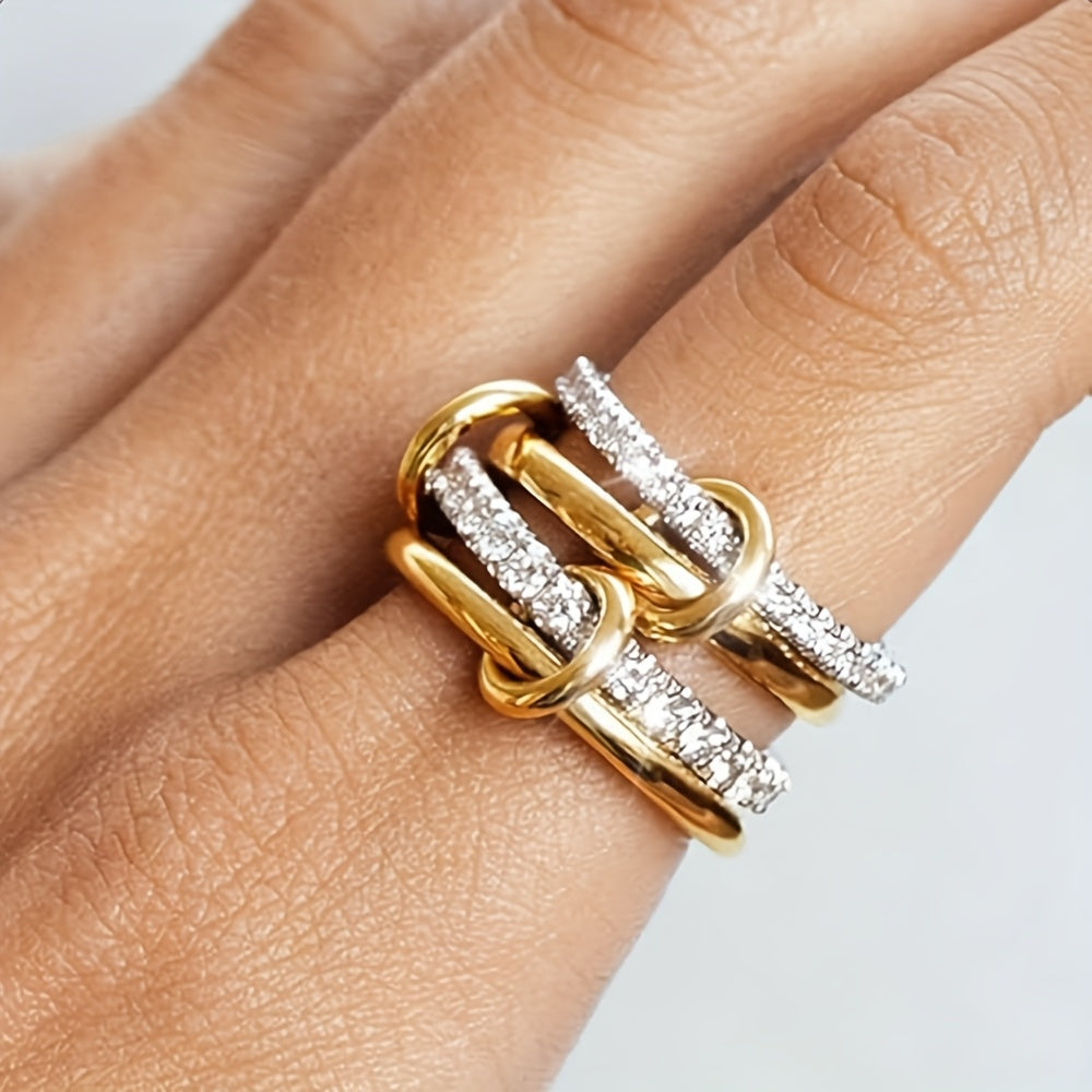 Gouden oorbellen met zirkonia