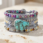 Vegan Healing Turquoise Bracelet