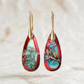 Red Jasper - Gold Pendants