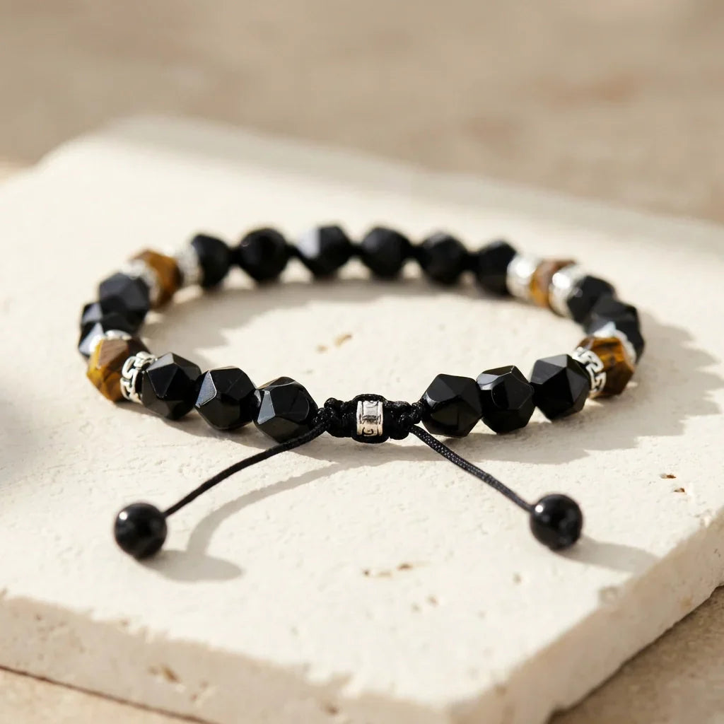 Tiger's Eye Onyx Power Bracelet