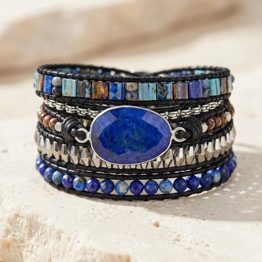 Expressive Blue Bracelet
