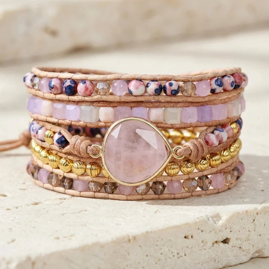 Healing Rose Quartz Bracelet