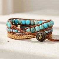Expressive Turquoise Bracelet