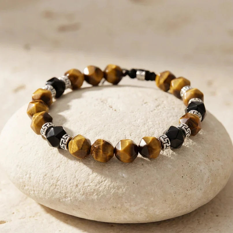 Tiger's Eye Onyx Power Bracelet