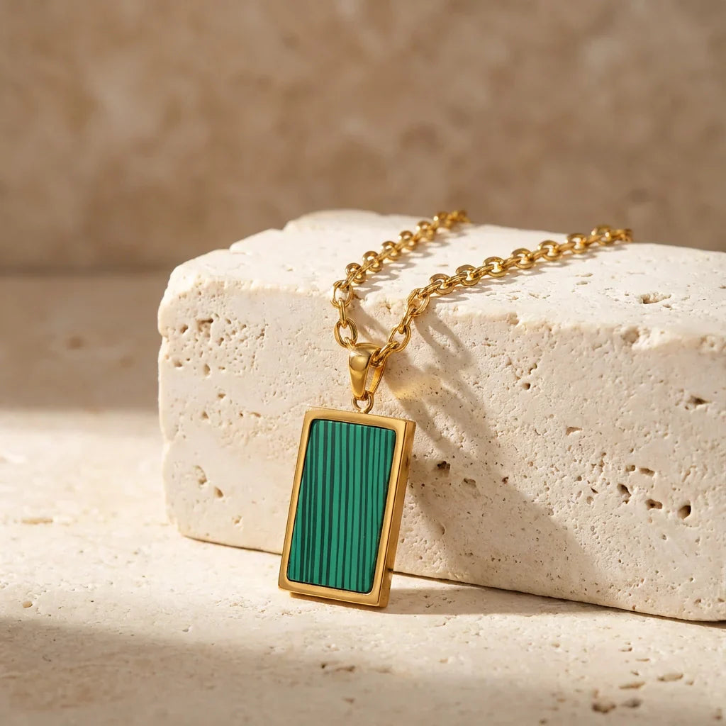 Ethereal Square Pendant Necklace