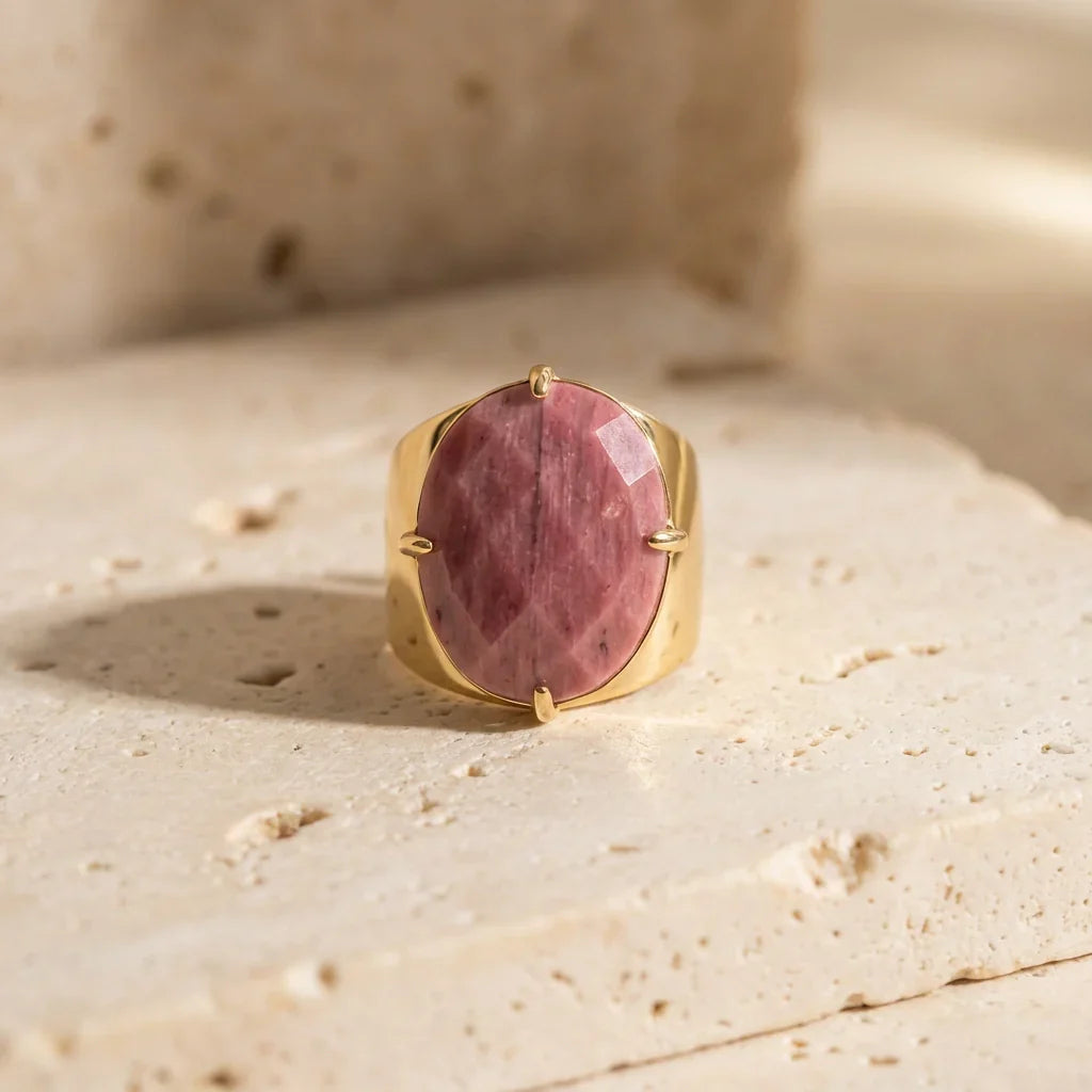 Rhodonite Positivity Ring