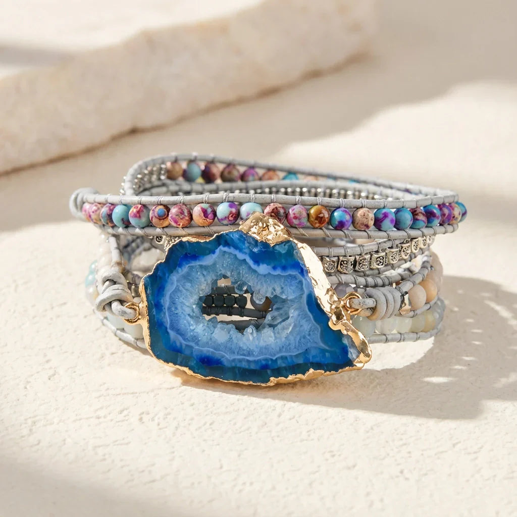 Dreamy Blue Agate Bracelet