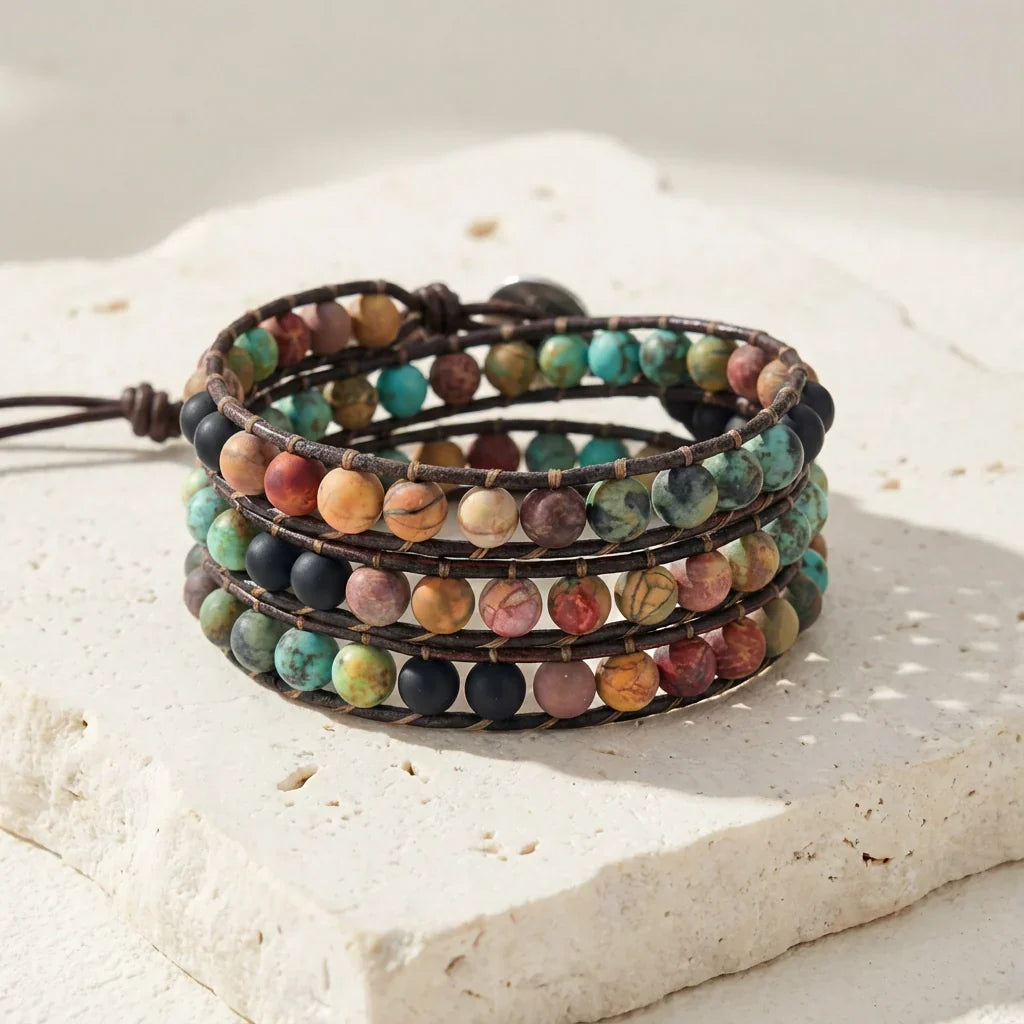 Stress Relieving Jasper Bracelet