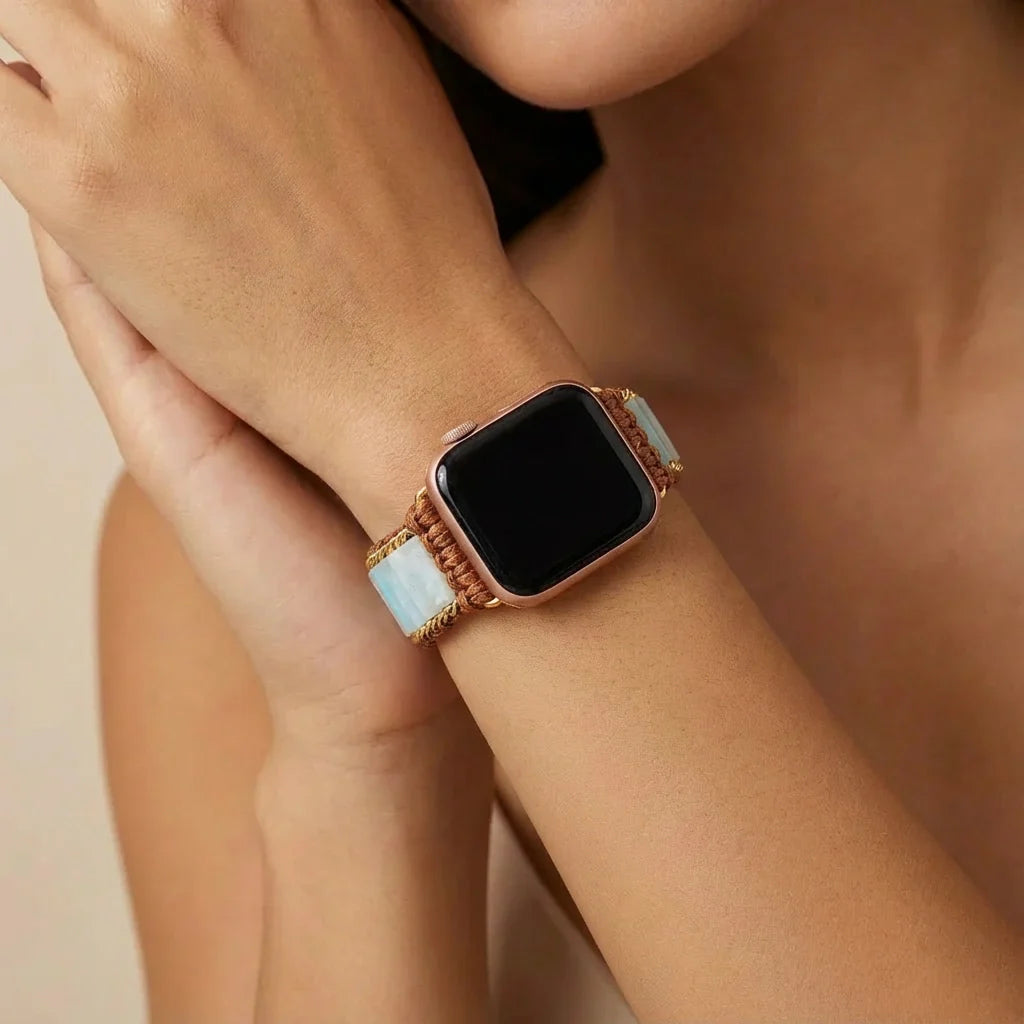Amazonite Honesty Fitbit Watch Band