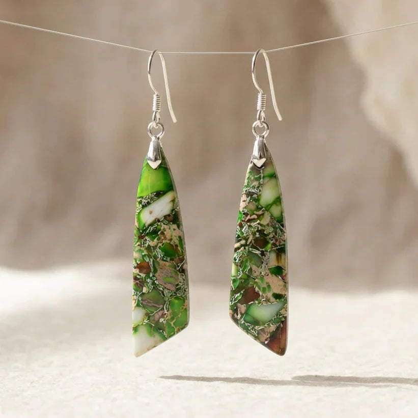 Earth Imperial Jasper Earrings