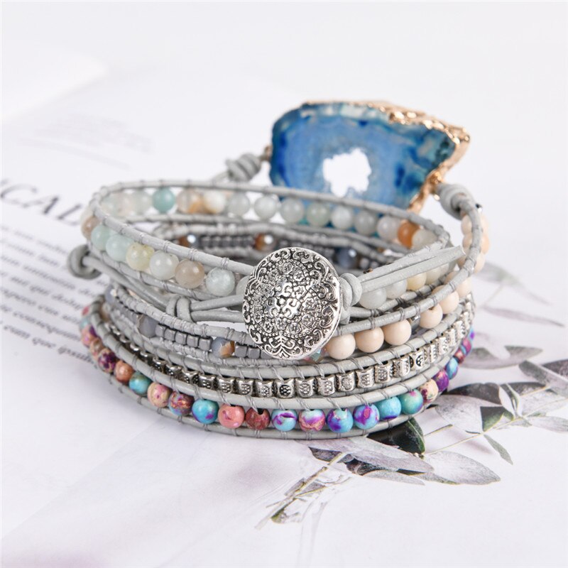 Dreamy Blue Agate Bracelet