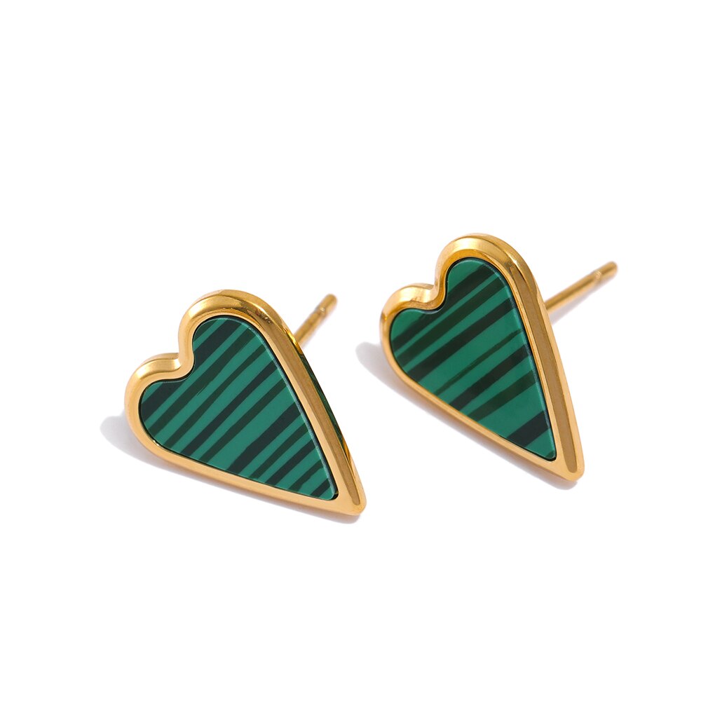 Heart Charm Earrings