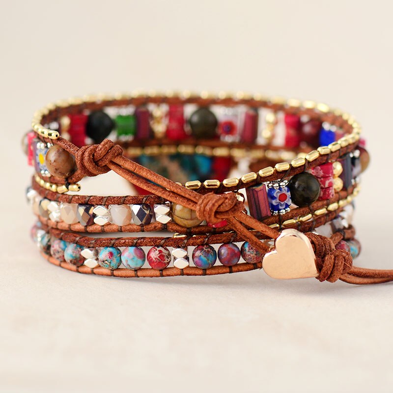 Healing Heart of Jasper Bracelet