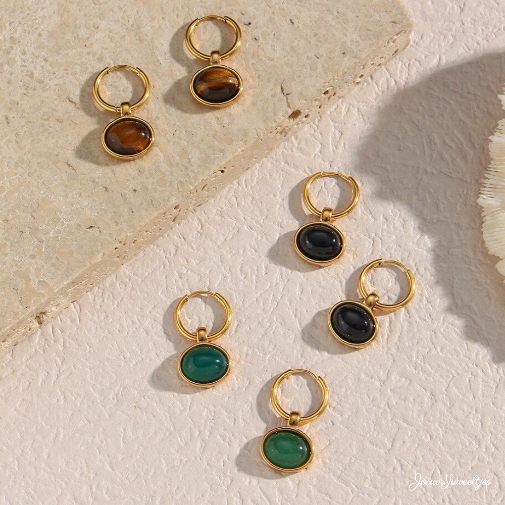 Celestial Harmony - Gold plated earrings