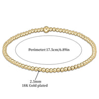 Set van turquoise en gouden kralenarmbanden