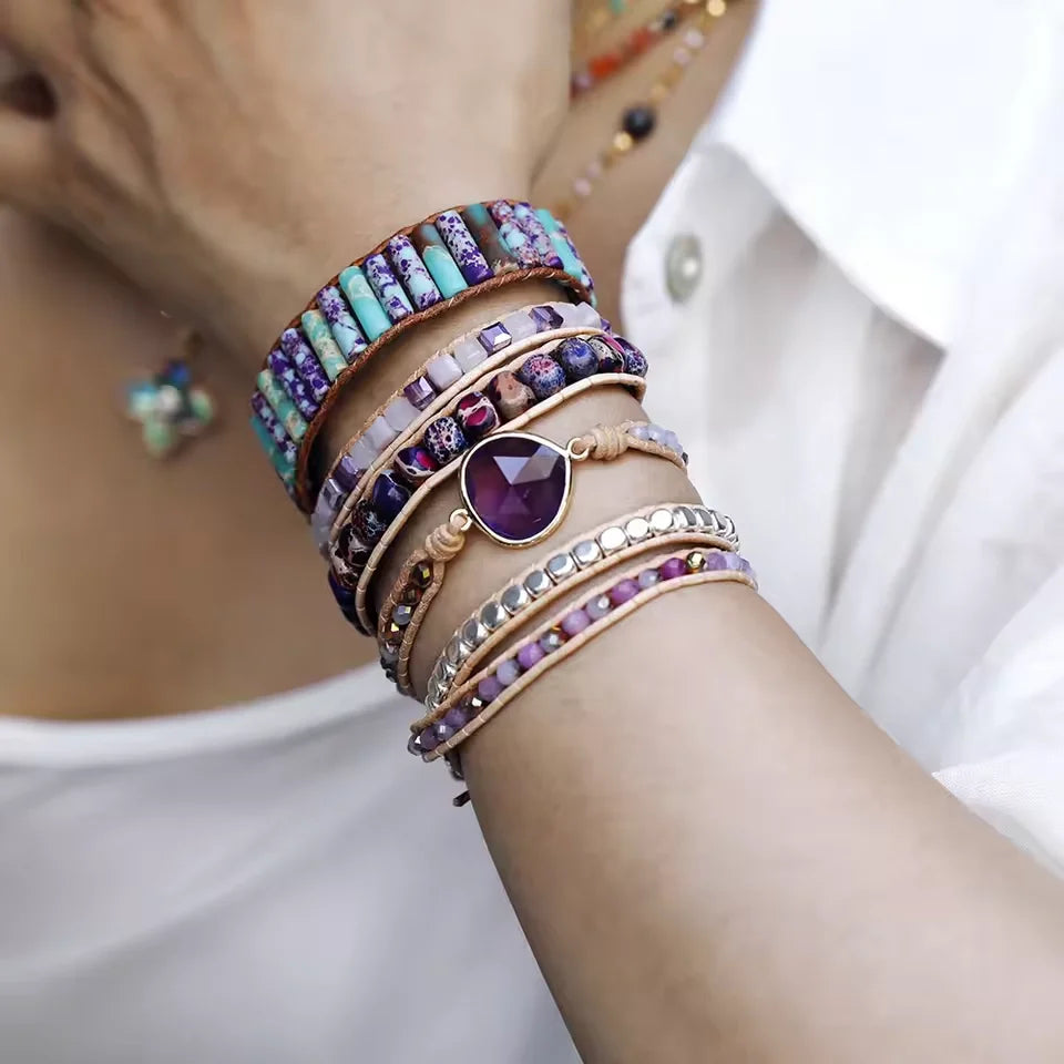 Divine Healing Amethyst Bracelet