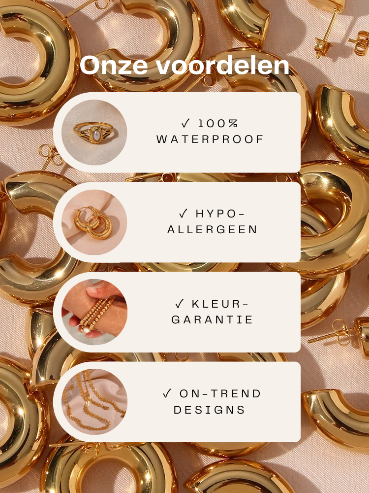 Gouden gedraaide knoop oorbellen