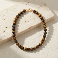 Bold Tiger's Eye Necklace & Earrings (set or separate)