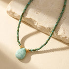 Amazonite Drop Necklace
