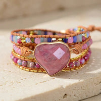 Rhodochrosite Love Bracelet