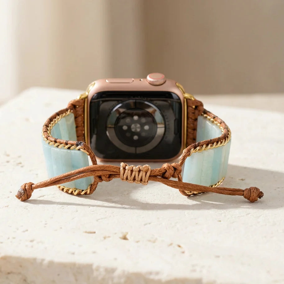 Amazonite Honesty Apple Watch Band