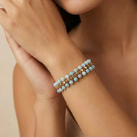 Woven Amazonite Bracelet