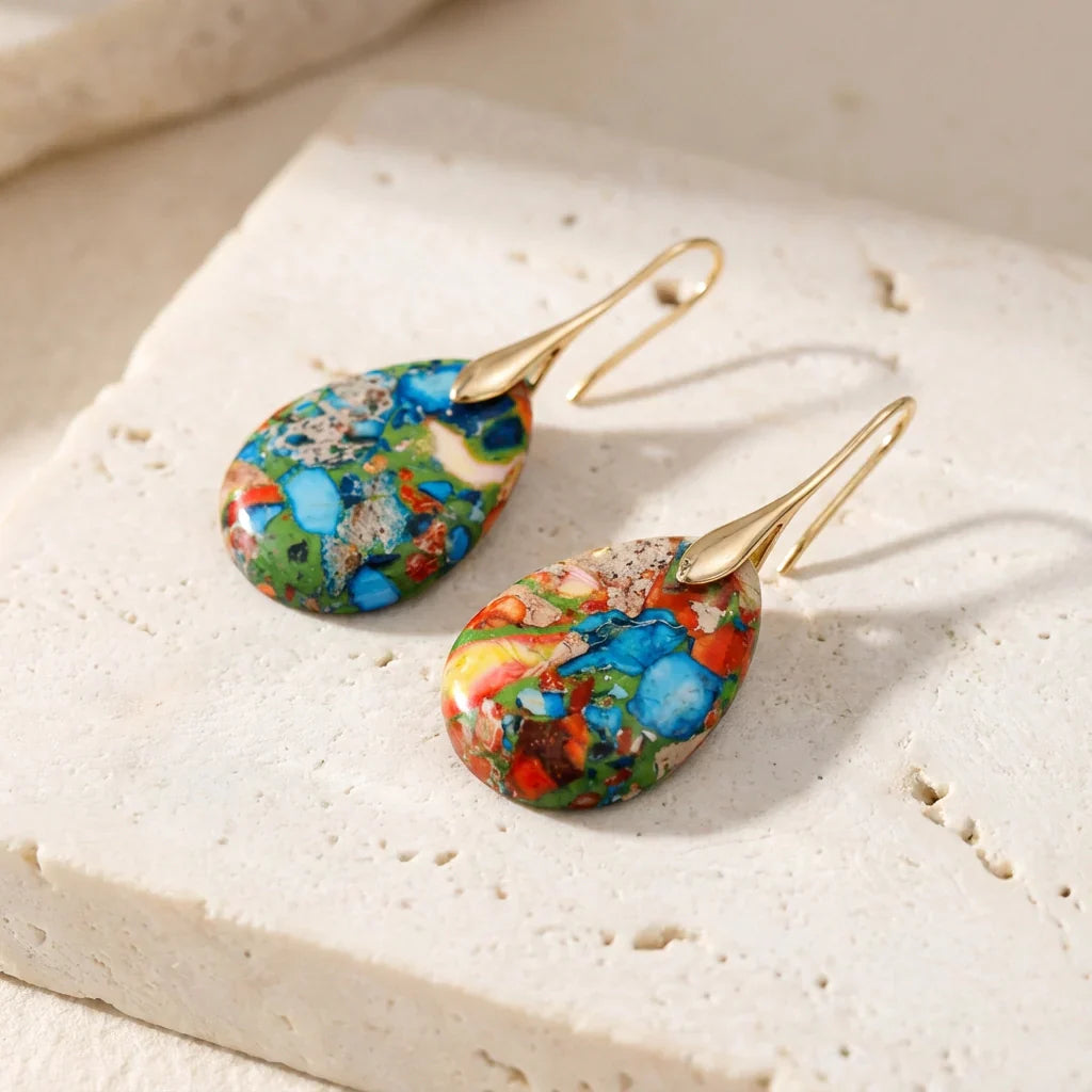 Imperial Jasper Earrings