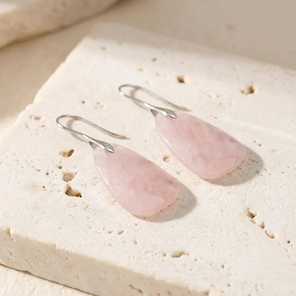 Loving Rose Quartz Earrings