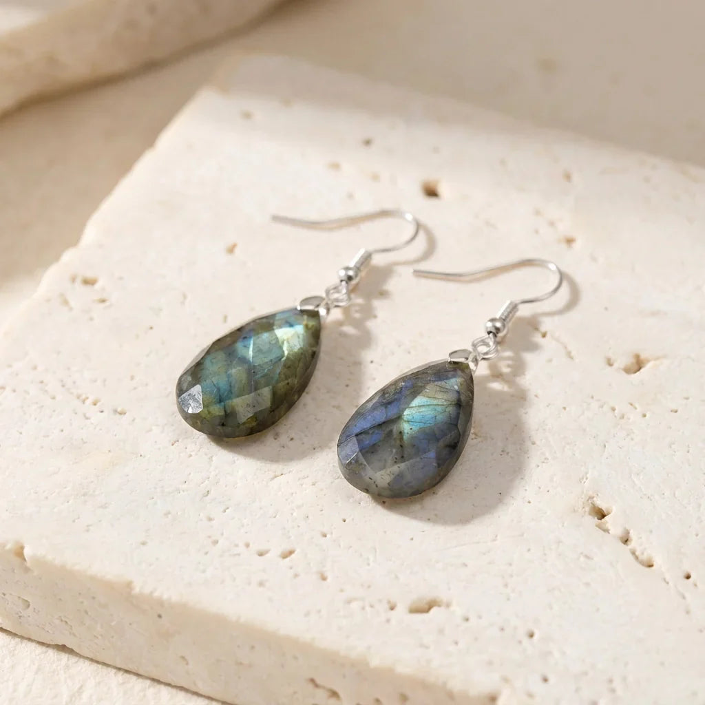 Labradorite Drop Earrings