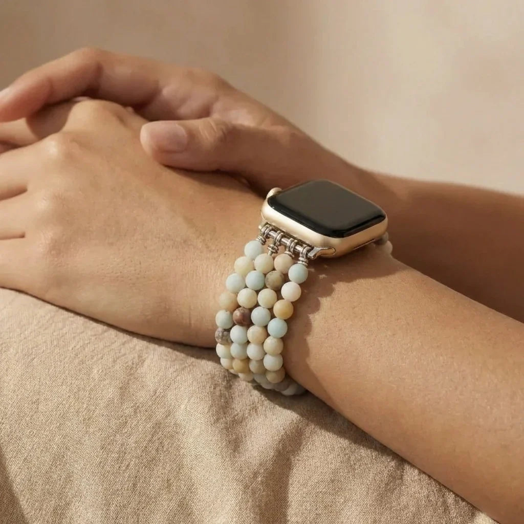Balancing Amazonite Apple Watch Band