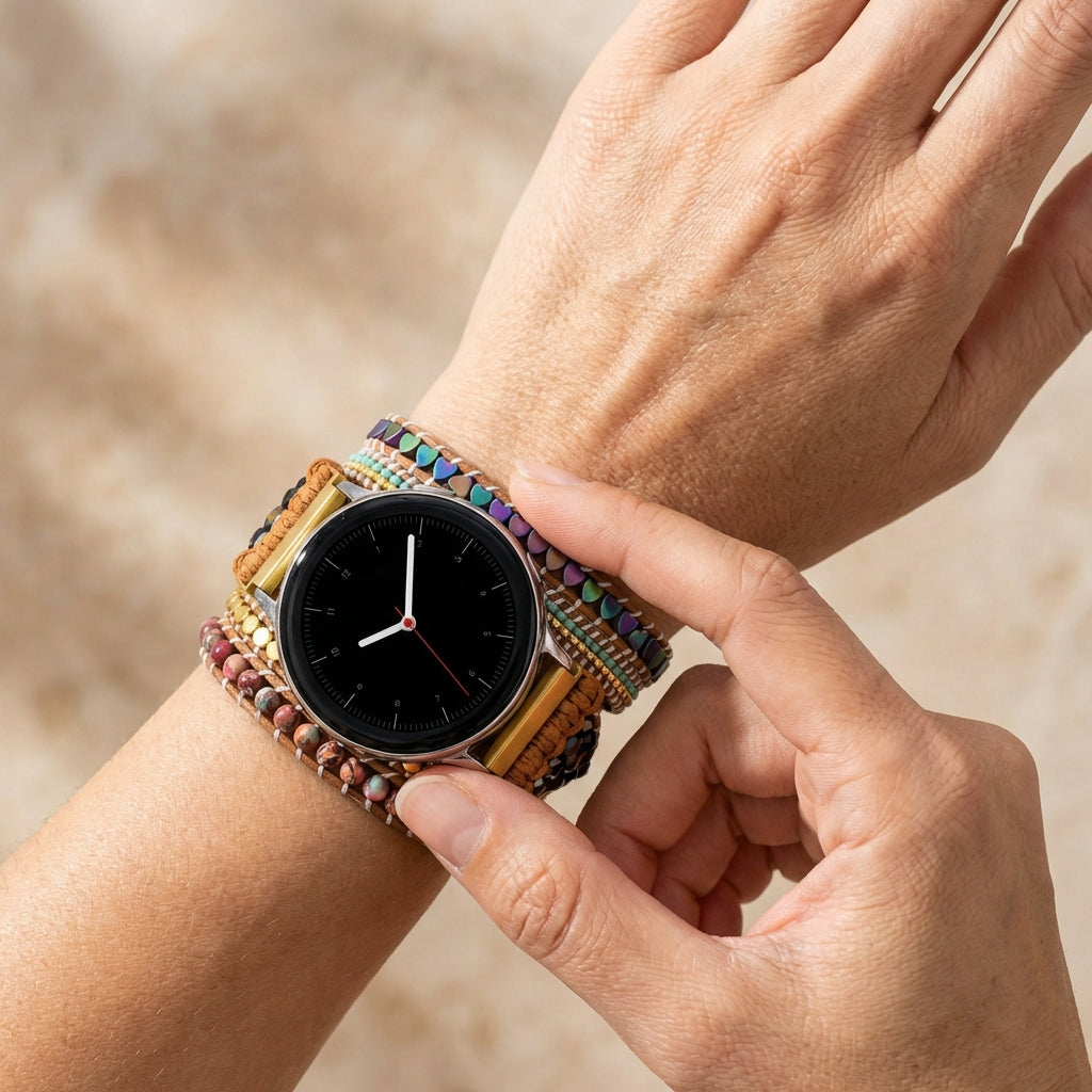 Imperial Hematite Samsung Watch Straps
