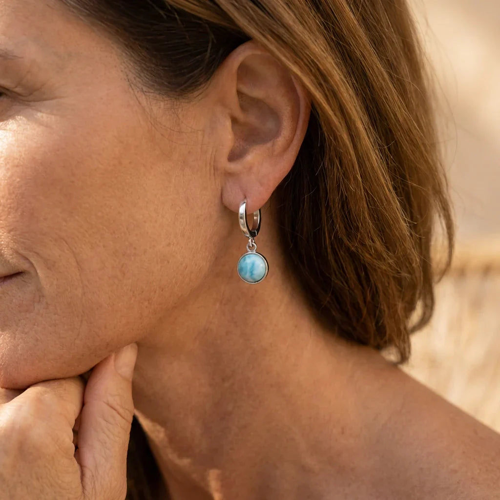 Larimar Serenity Earrings