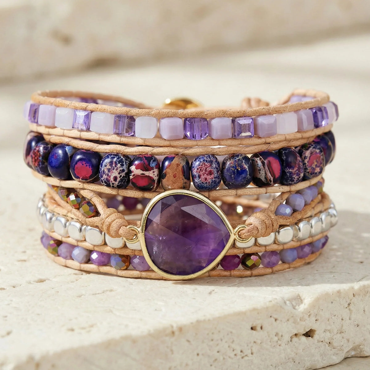 Divine Healing Amethyst Bracelet