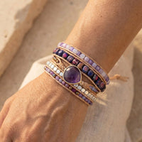Divine Healing Amethyst Bracelet