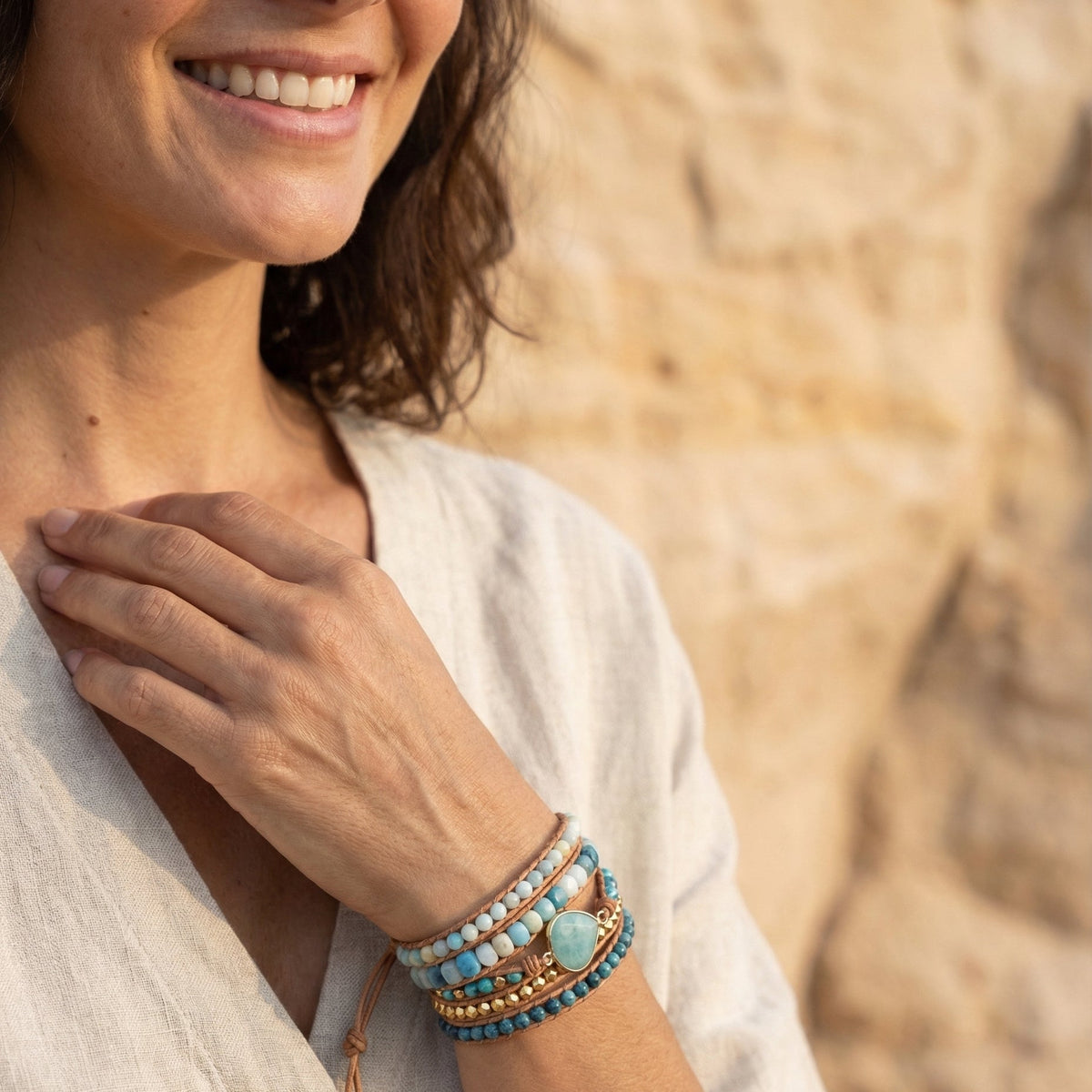 Expressive Amazonite Bracelet