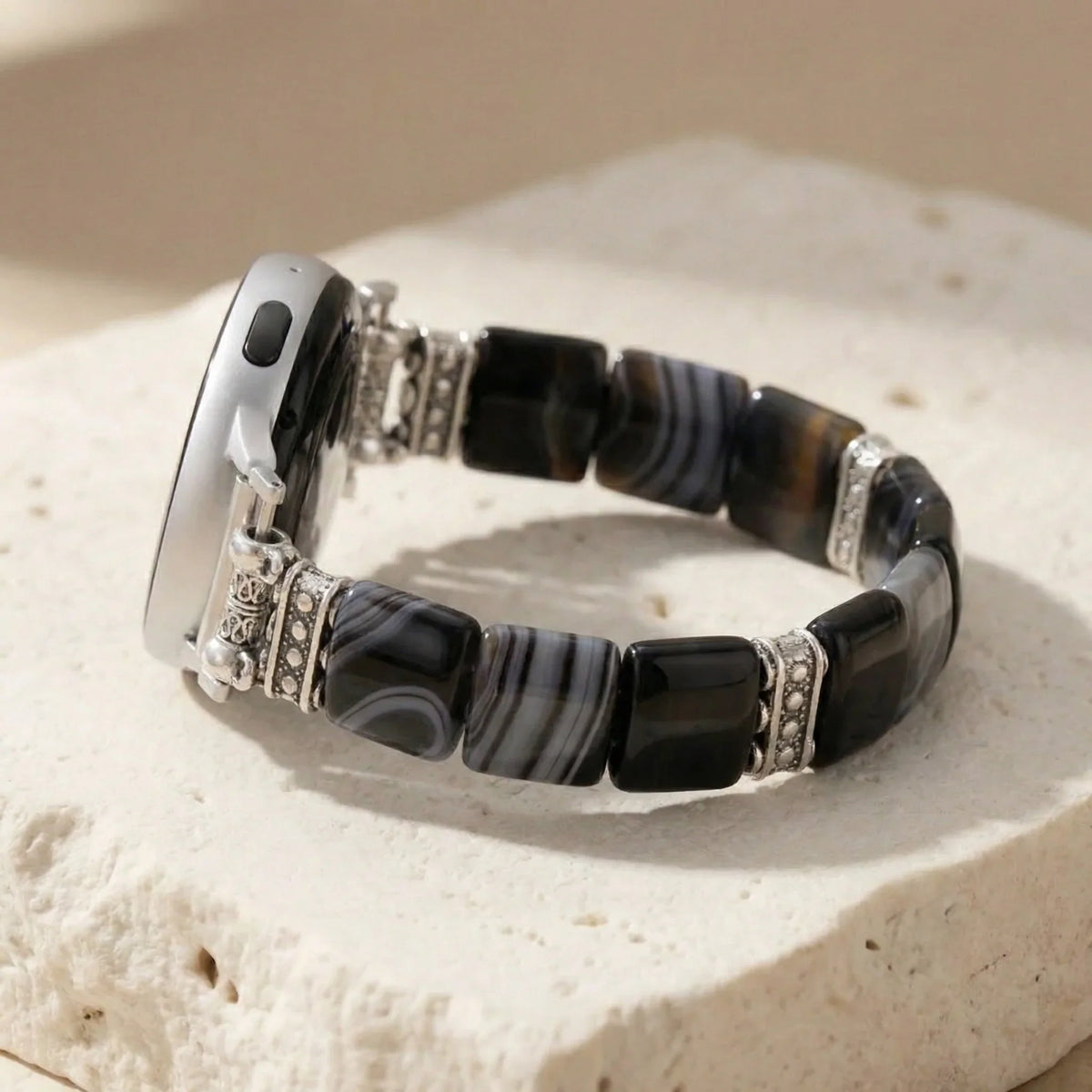 Onyx & Agate Samsung Watch Band