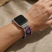 Amethyst & Jasper Apple Watch Band