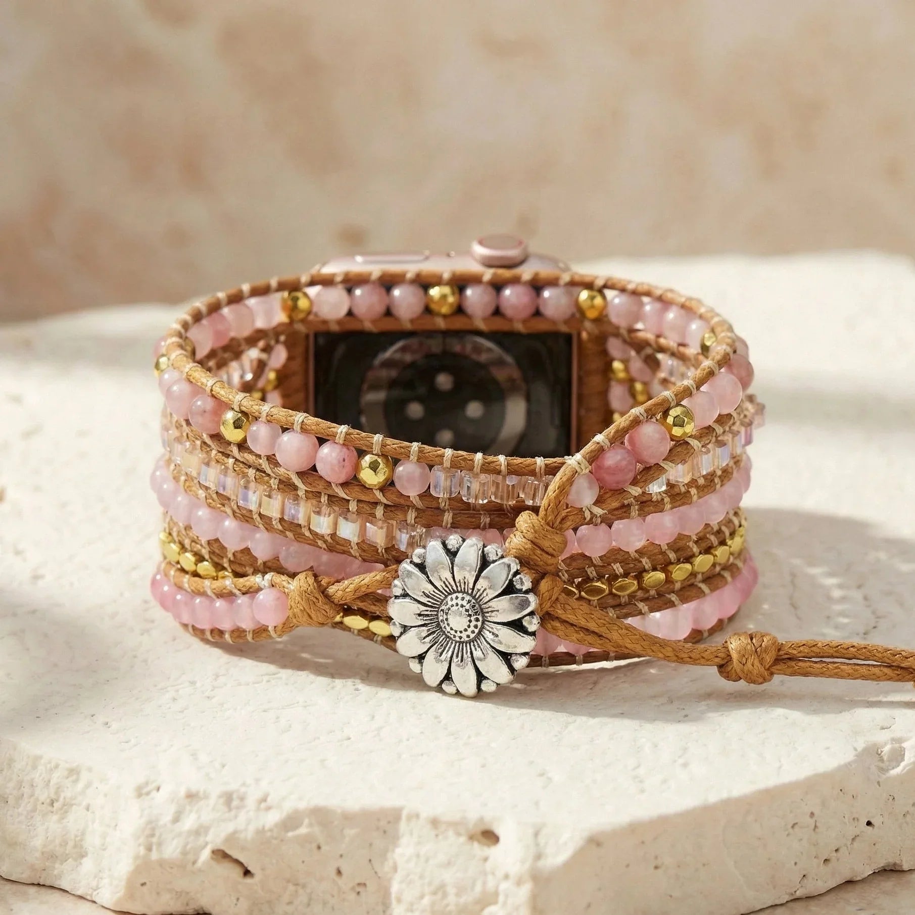 Rose Quartz Love Fitbit Watch Straps