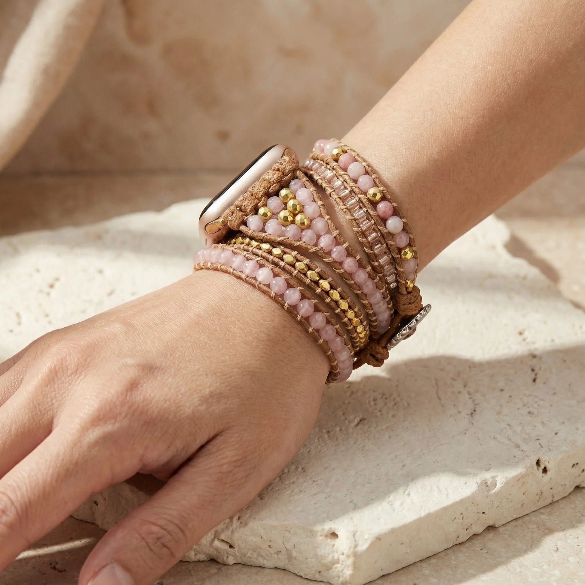 Rose Quartz Love Apple Watch Strap