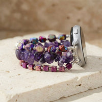 Amethyst & Jasper Samsung Watch Band
