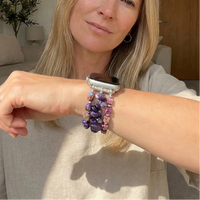 Amethyst & Jasper Fitbit Watch Band