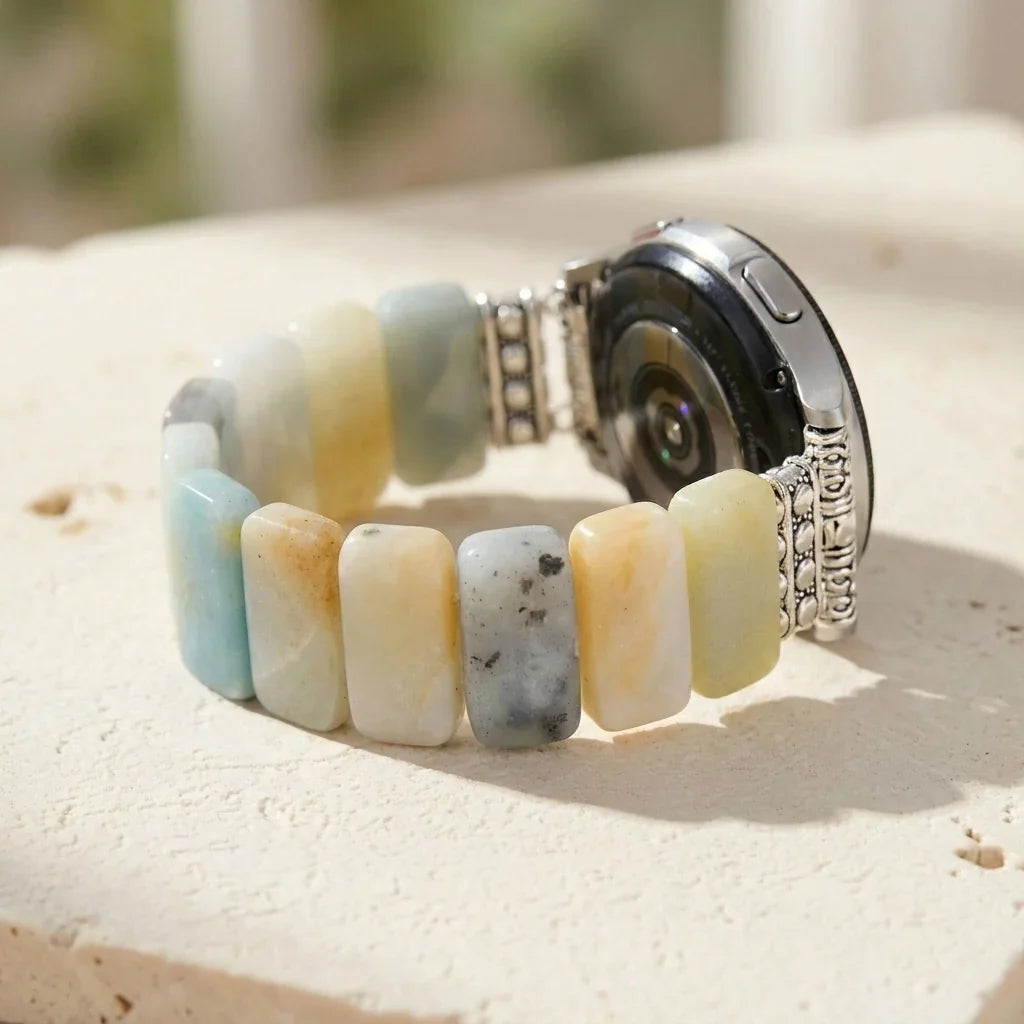 Harmony of Amazonite Samsung Watch Band