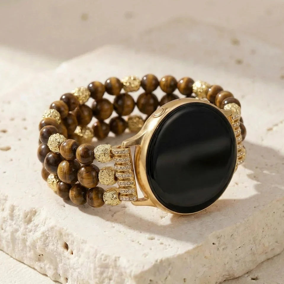 Grounding Tiger's Eye Samsung Watch Band